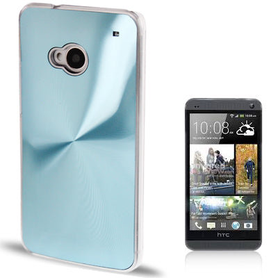 CD Texture Metal Paste Skin Crystal Case for HTC One / M7