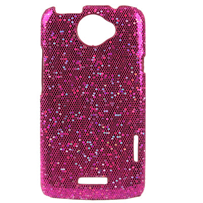 Flash Powder Skin Plastic Case for HTC One X / S720e
