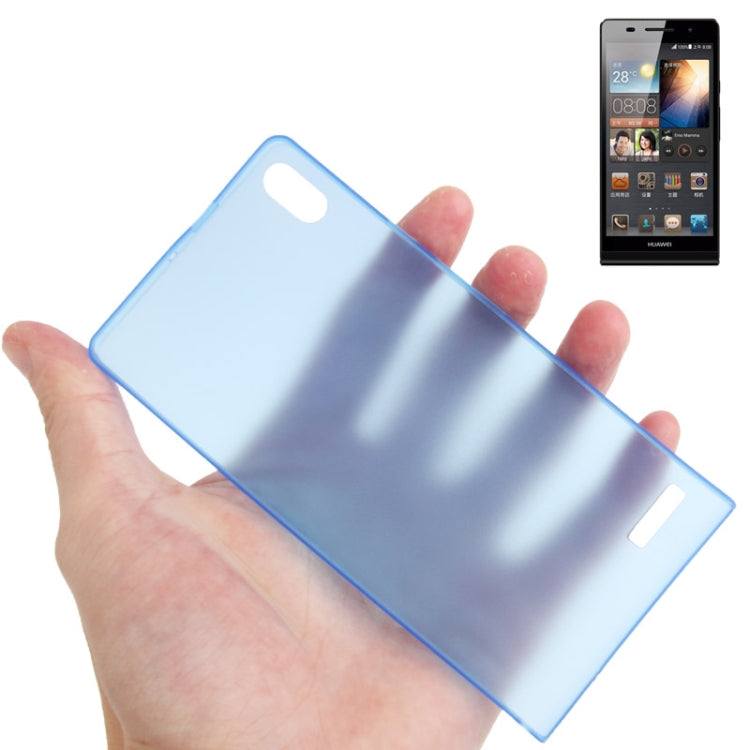 0.3mm Ultra Thin Polycarbonate Materials PC Protection Shell for Huawei Ascend P6