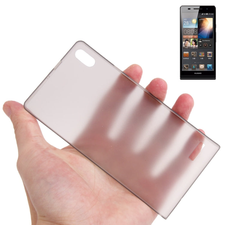 0.3mm Ultra Thin Polycarbonate Materials PC Protection Shell for Huawei Ascend P6