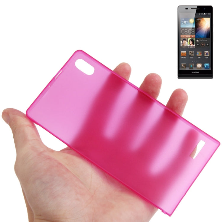 0.3mm Ultra Thin Polycarbonate Materials PC Protection Shell for Huawei Ascend P6