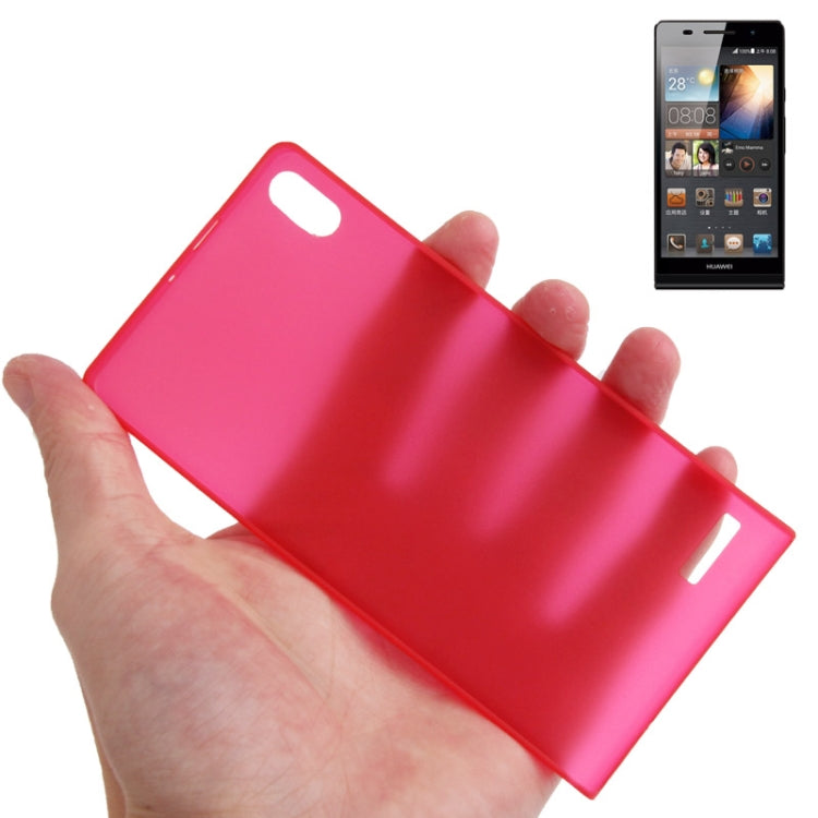 0.3mm Ultra Thin Polycarbonate Materials PC Protection Shell for Huawei Ascend P6