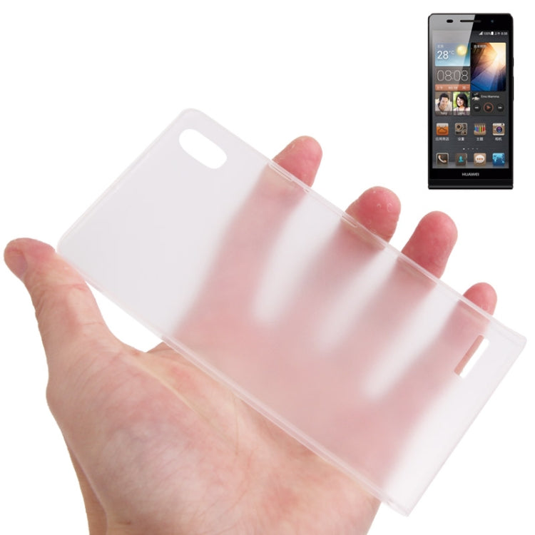 0.3mm Ultra Thin Polycarbonate Materials PC Protection Shell for Huawei Ascend P6
