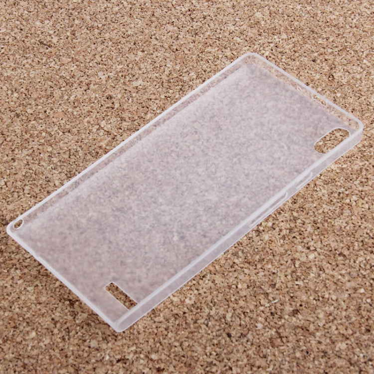 0.3mm Ultra Thin Polycarbonate Materials PC Protection Shell for Huawei Ascend P6
