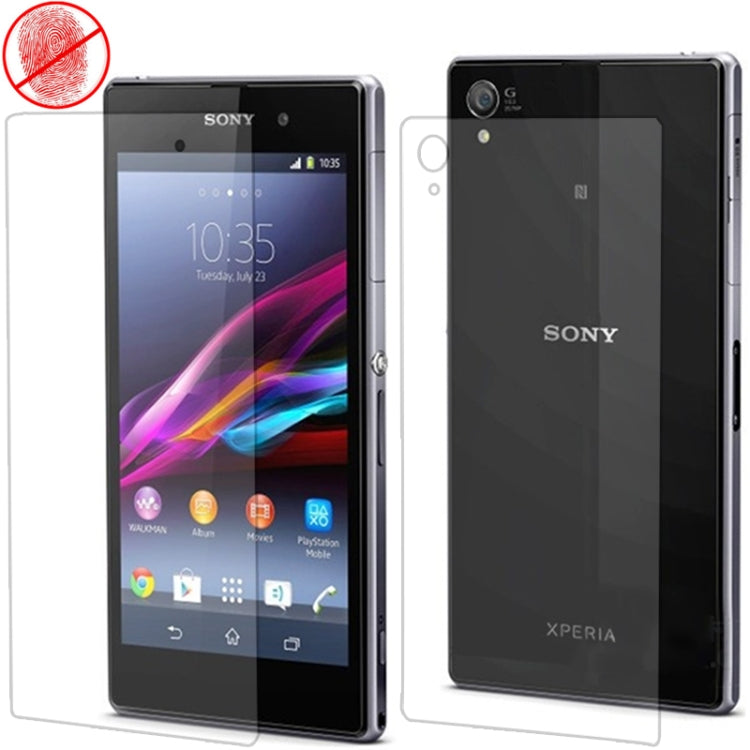 2 in 1 (Front Screen + Back Cover) LCD Screen Protector for Sony Xperia Z1 / L39h, Function: