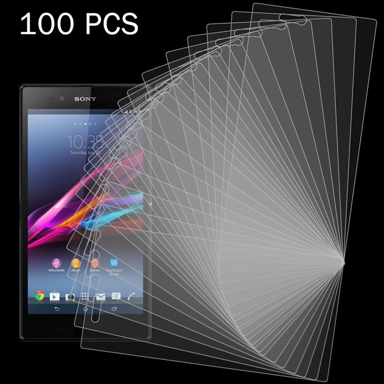 100 PCS for Sony Xperia Z Ultra / XL39h 0.26mm 9H Surface Hardness 2.5D Explosion-proof Tempered Glass Screen Film