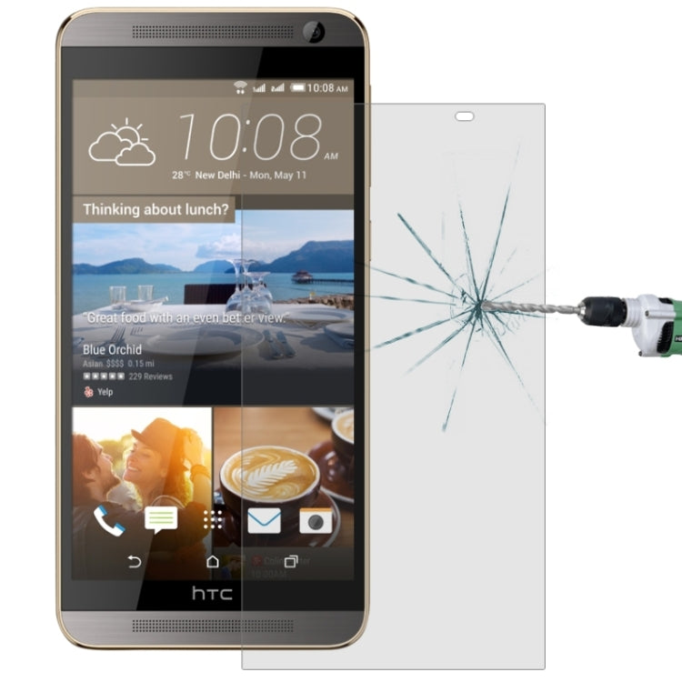 0.26mm 9H+ Surface Hardness 2.5D Explosion-proof Tempered Glass Film for HTC One E9 / E9+