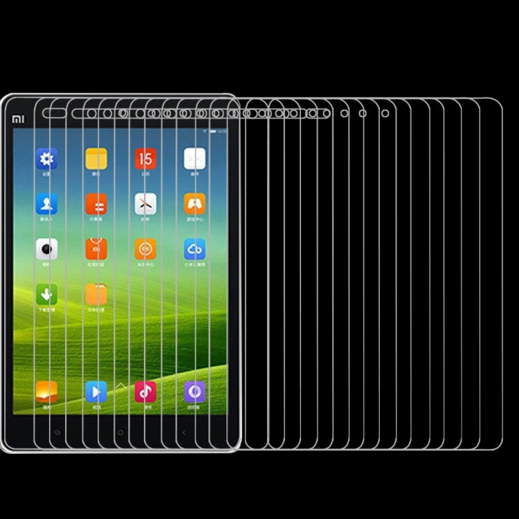 75 PCS 0.4mm 9H+ Surface Hardness 2.5D Explosion-proof Tempered Glass Film for Xiaomi Mi Pad