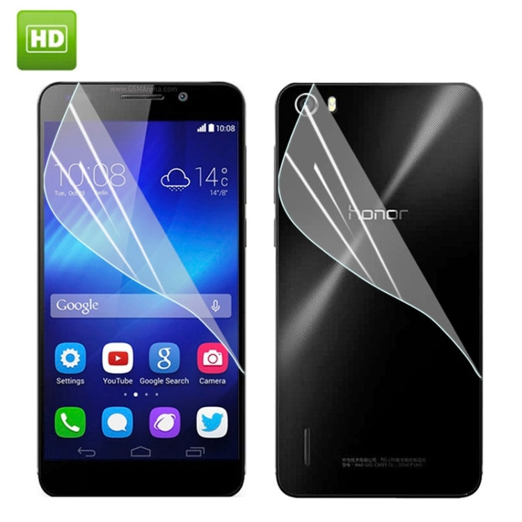 HD Front and Back Screen Protector for Huawei Honor 6,  Material