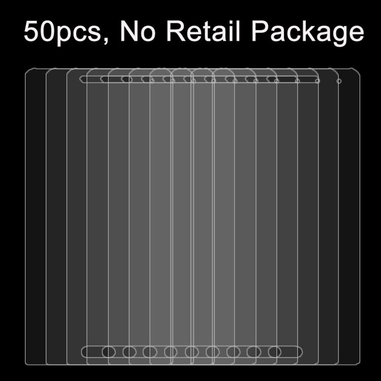 50 PCS for Galaxy A7 0.26mm 9H Surface Hardness 2.5D Explosion-proof Tempered Glass Film, No Retail Package