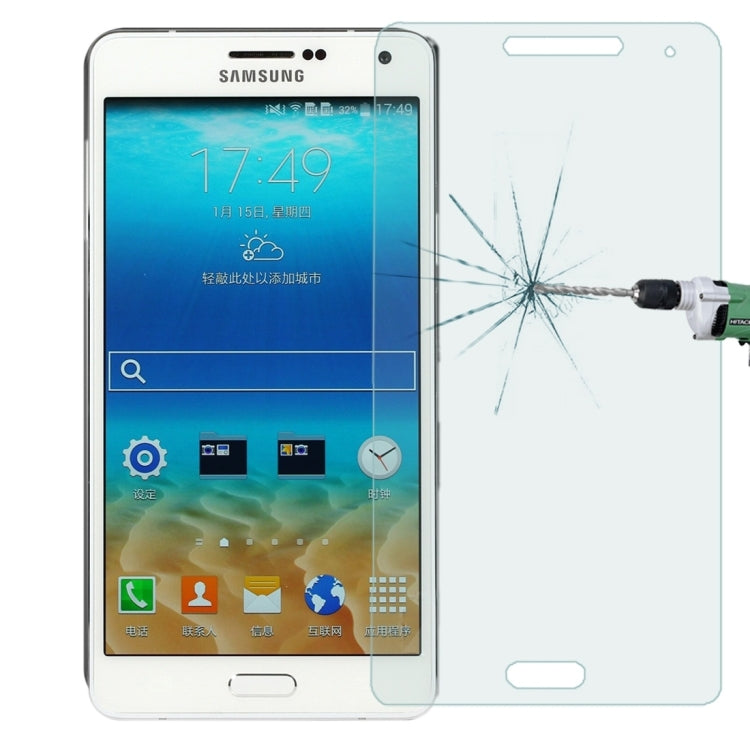 50 PCS for Galaxy A7 0.26mm 9H Surface Hardness 2.5D Explosion-proof Tempered Glass Film, No Retail Package