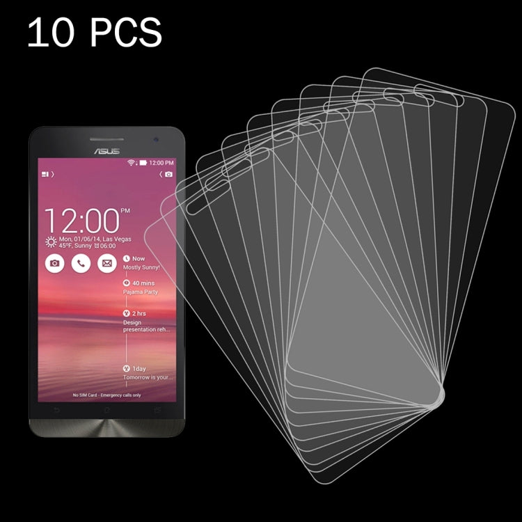 10 PCS 0.26mm 9H+ 2.5D Tempered Glass Film for ASUS ZenFone 6 A600CG (2014)