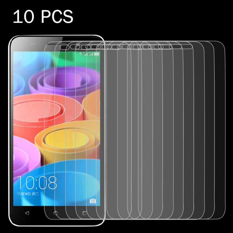 10 PCS for  Huawei Honor 4X 0.26mm 9H Surface Hardness 2.5D Explosion-proof Tempered Glass Screen Film