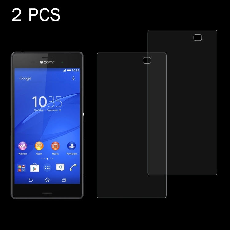 2 PCS for Sony Xperia Z4 / Z3+ 0.26mm 9H Surface Hardness 2.5D Explosion-proof Tempered Glass Screen Film