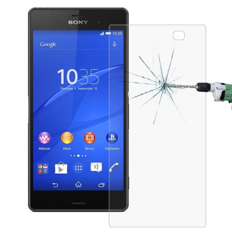 10 PCS for Sony Xperia Z4 / Z3+ 0.26mm 9H Surface Hardness 2.5D Explosion-proof Tempered Glass Screen Film