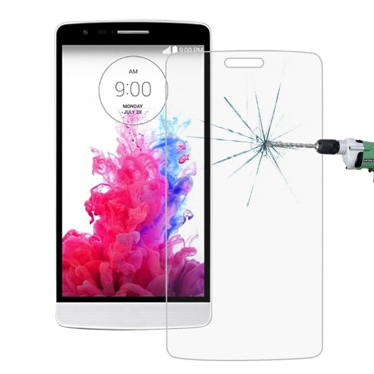 100 PCS for LG G3 mini 0.26mm 9H Surface Hardness 2.5D Explosion-proof Tempered Glass Screen Film