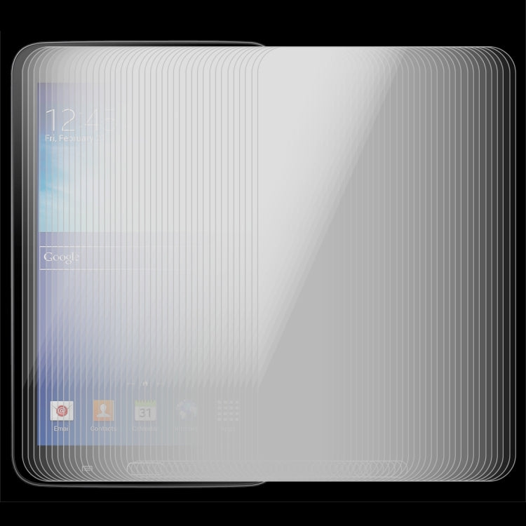 100 PCS 0.4mm 9H+ Surface Hardness 2.5D Explosion-proof Tempered Glass Film for Galaxy Tab 3 Lite T110 / T111 / T113