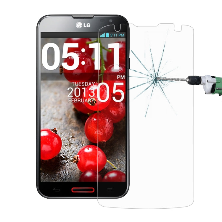 100 PCS for LG Optimus G Pro 2 0.26mm 9H Surface Hardness 2.5D Explosion-proof Tempered Glass Screen Film