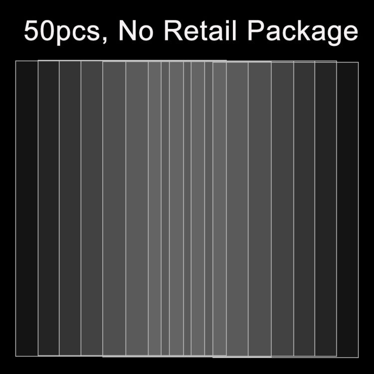 50 PCS for HTC One M8 0.26mm 9H+ 2.5D Tempered Glass Film, No Retail Package