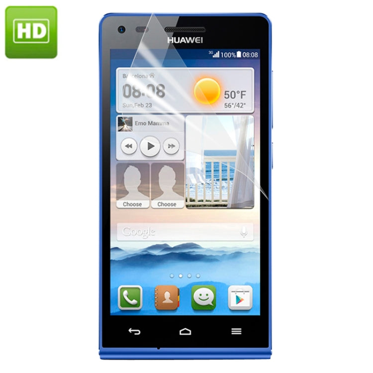 Clear LCD Screen Protector for Huawei Ascend G6(Transparent)