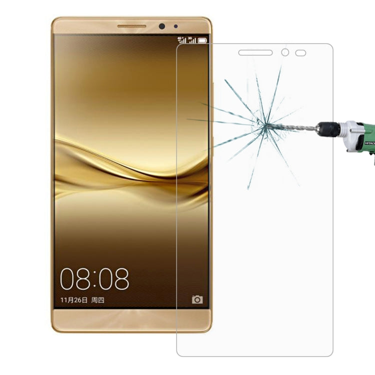 For Huawei Mate 8 0.26mm 9H+ Surface Hardness 2.5D Curved Explosion-proof Tempered Glass Film