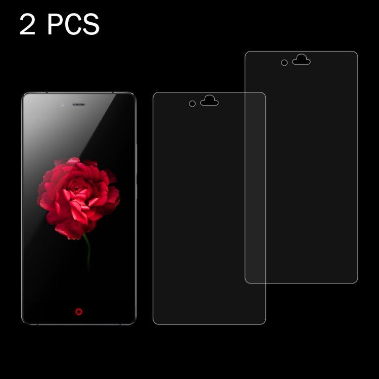 2 PCS 0.26mm 9H Surface Hardness 2.5D Explosion-proof Tempered Glass Screen Film for ZTE Nubia Z9 Mini