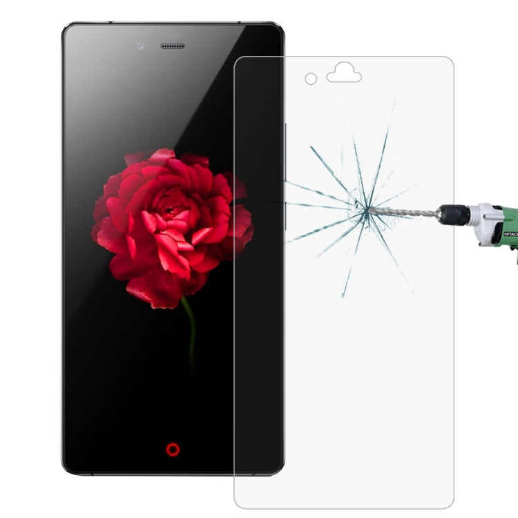 10 PCS 0.26mm 9H Surface Hardness 2.5D Explosion-proof Tempered Glass Screen Film for ZTE Nubia Z9 Mini