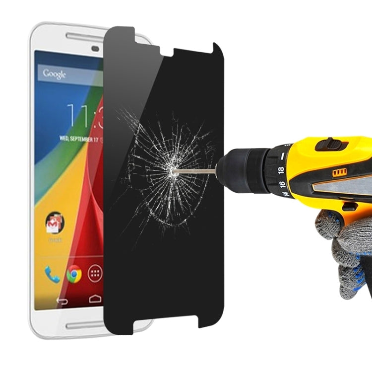 0.33mm 2.5D Privacy Anti Glare Explosion-proof Tempered Glass Film for Motorola Moto G2