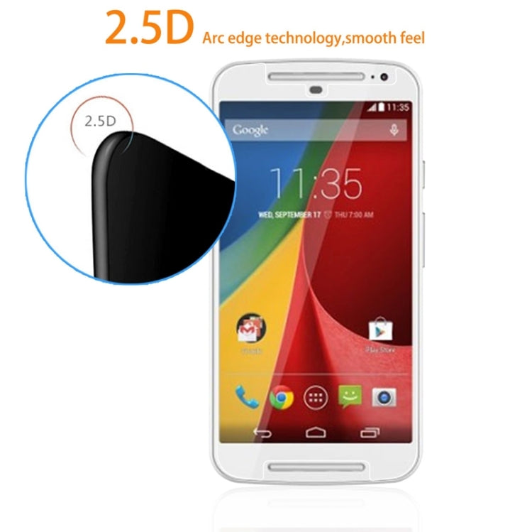 0.33mm 2.5D Privacy Anti Glare Explosion-proof Tempered Glass Film for Motorola Moto G2