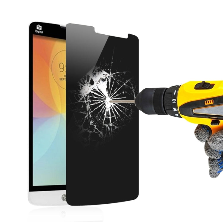0.33mm 2.5D Privacy Anti Glare Explosion-proof Tempered Glass Film for LG L Prime / D337