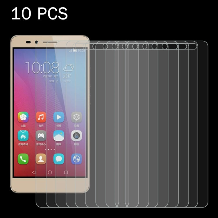 10 PCS for Huawei Honor 5X 0.26mm 9H Surface Hardness 2.5D Explosion-proof Tempered Glass Screen Film