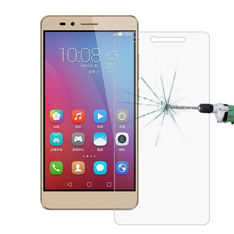 100 PCS for Huawei Honor 5X 0.26mm 9H Surface Hardness 2.5D Explosion-proof Tempered Glass Screen Film