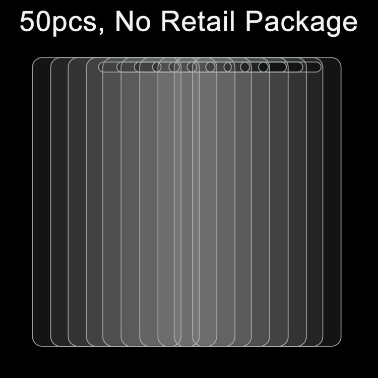 50 PCS for Huawei Honor 5X 0.26mm 9H Surface Hardness 2.5D Explosion-proof Tempered Glass Film, No Retail Package