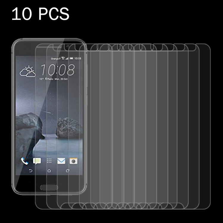 10 PCS for HTC One A9 0.26mm 9H Surface Hardness 2.5D Explosion-proof Tempered Glass Screen Film