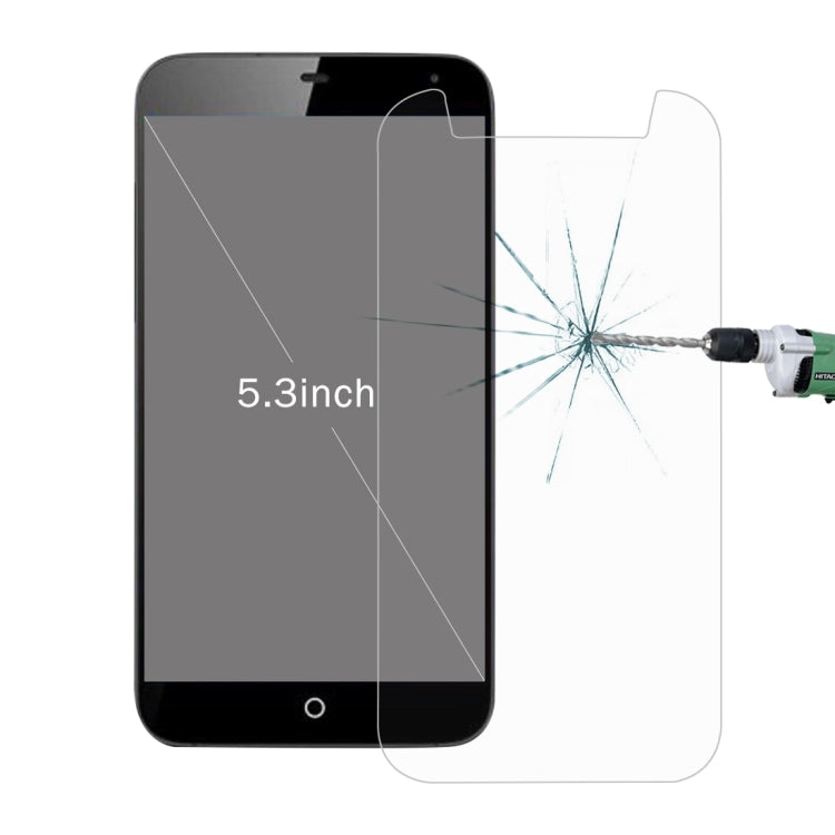 2 PCS 5.3 inch Mobile Phones 0.26mm 9H Surface Hardness 2.5D Explosion-proof Tempered Glass Screen Film