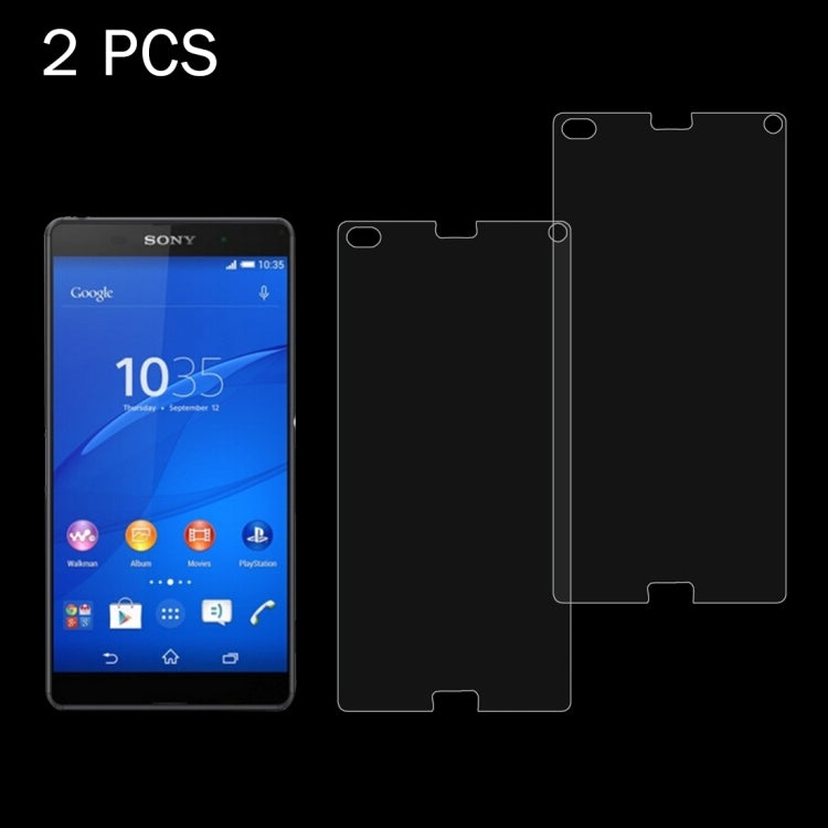 2 PCS for Sony Xperia Z4 Mini / Compact 0.26mm 9H Surface Hardness 2.5D Explosion-proof Tempered Glass Screen Film