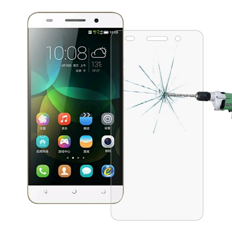 100 PCS for Huawei Honor 4C 0.26mm 9H Surface Hardness 2.5D Explosion-proof Tempered Glass Screen Film