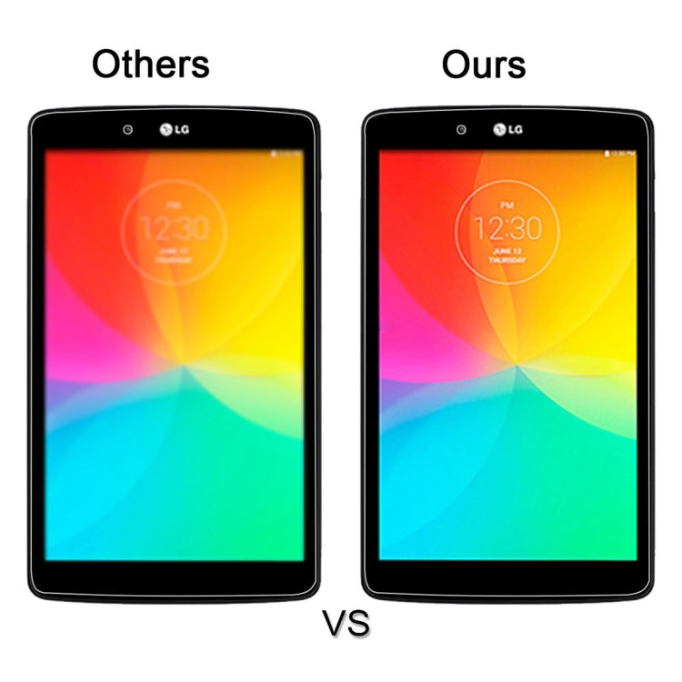 100 PCS for LG G Tablet 7.0 / V400 0.4mm 9H+ Surface Hardness 2.5D Explosion-proof Tempered Glass Film