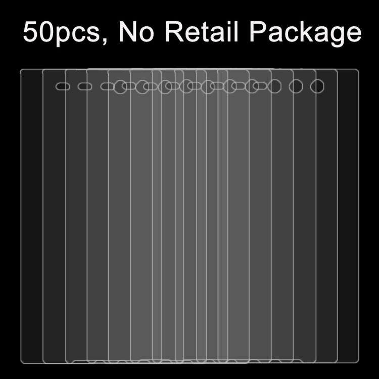 50 PCS for Sony Xperia M5 0.26mm 9H Surface Hardness 2.5D Explosion-proof Tempered Glass Film, No Retail Package