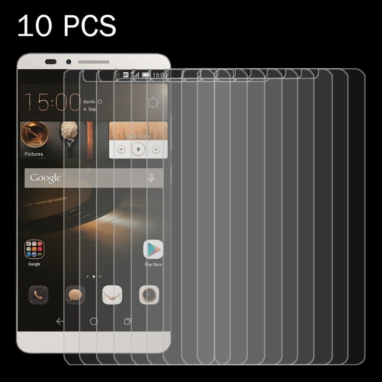 10 PCS for Huawei Mate 7 mini 0.26mm 9H Surface Hardness 2.5D Explosion-proof Tempered Glass Screen Film