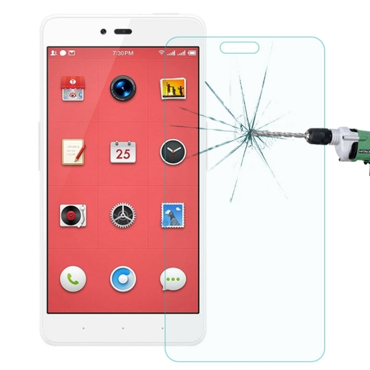 0.26mm 9H+ Surface Hardness 2.5D Explosion-proof Tempered Glass Film for Smartisan U1