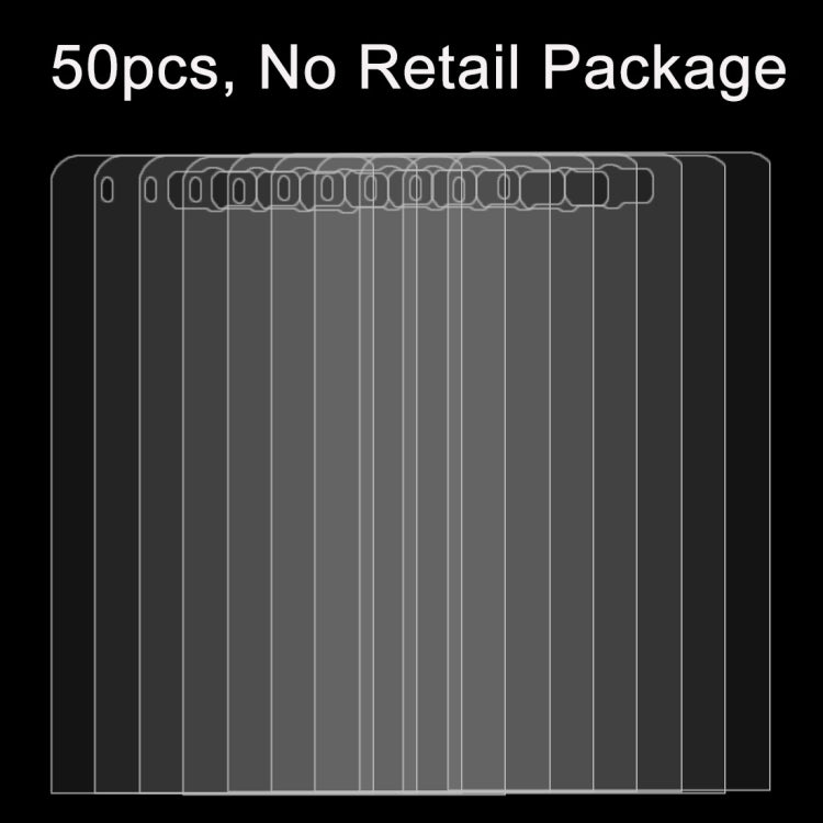 50 PCS for Asus Zenfone Selfie / ZD551KL 0.26mm 9H Surface Hardness 2.5D Explosion-proof Tempered Glass Film, No Retail Package
