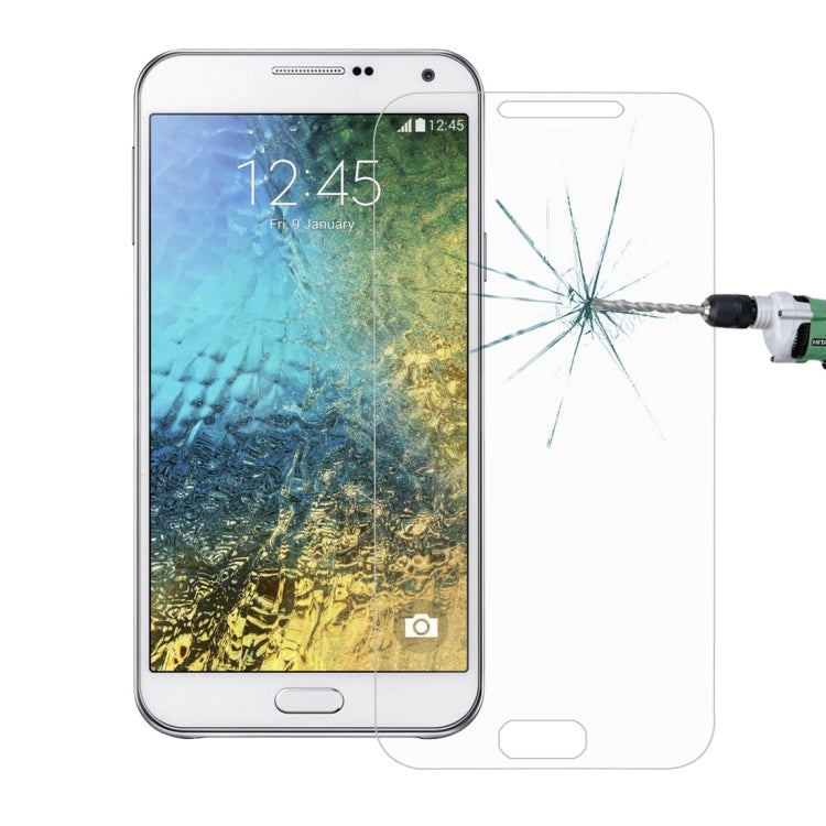 10 PCS for Galaxy E5 / E500 0.26mm 9H Surface Hardness 2.5D Explosion-proof Tempered Glass Screen Film