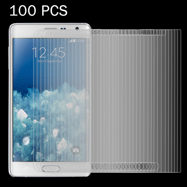 100 PCS for Galaxy Note Edge / N9150 0.26mm 9H Surface Hardness 2.5D Explosion-proof Non-full Tempered Glass Screen Film