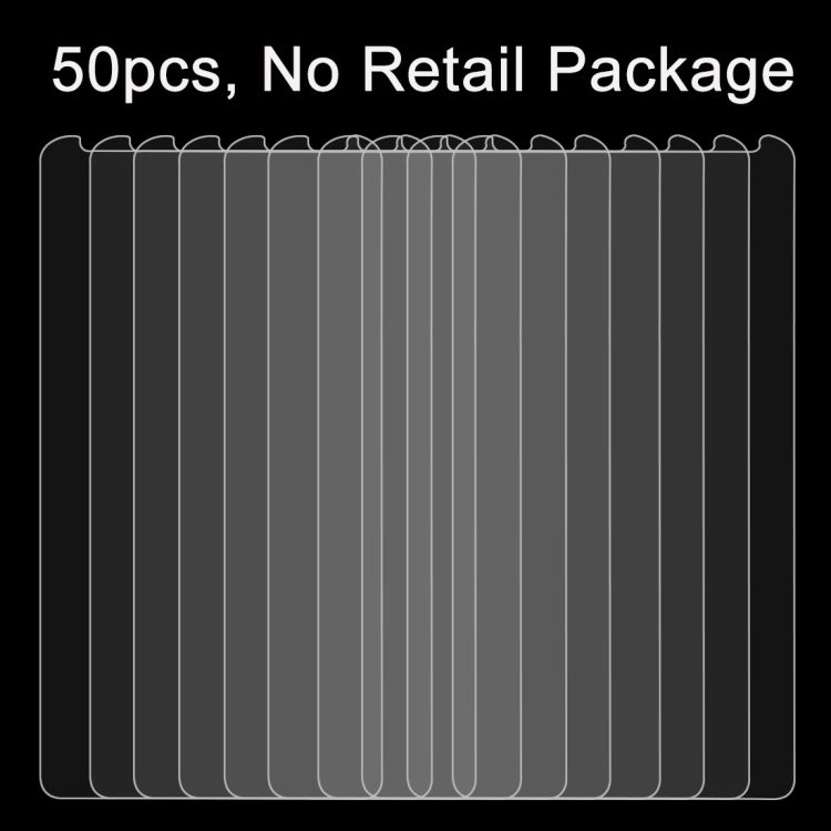 50 PCS for Huawei Y6 0.26mm 9H Surface Hardness 2.5D Explosion-proof Tempered Glass Film, No Retail Package