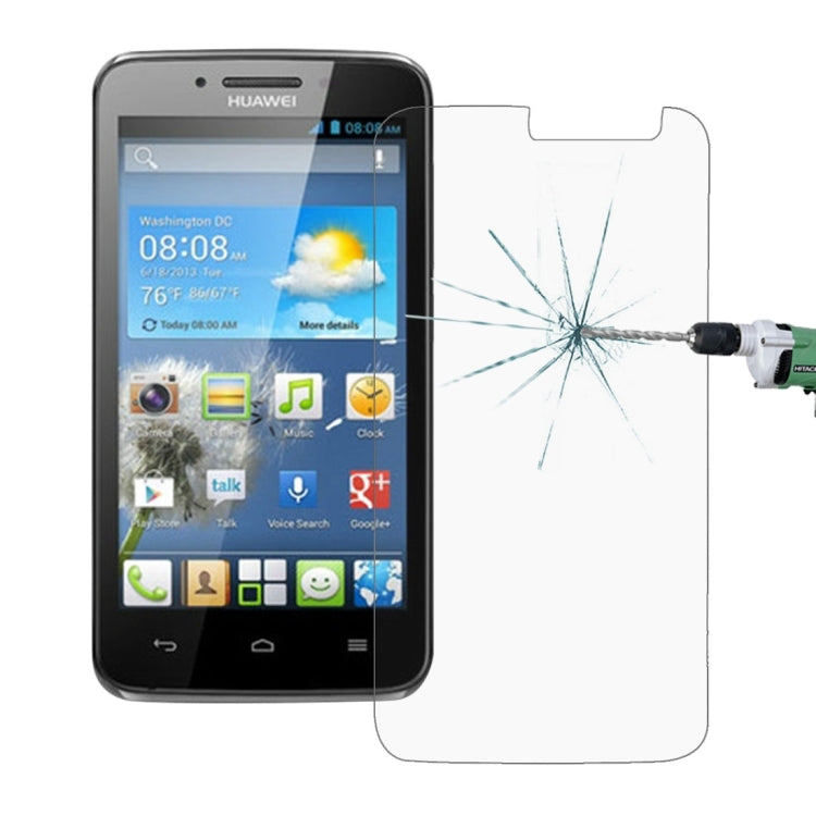 100 PCS for Huawei Ascend Y511 0.26mm 9H+ Surface Hardness 2.5D Explosion-proof Tempered Glass Film