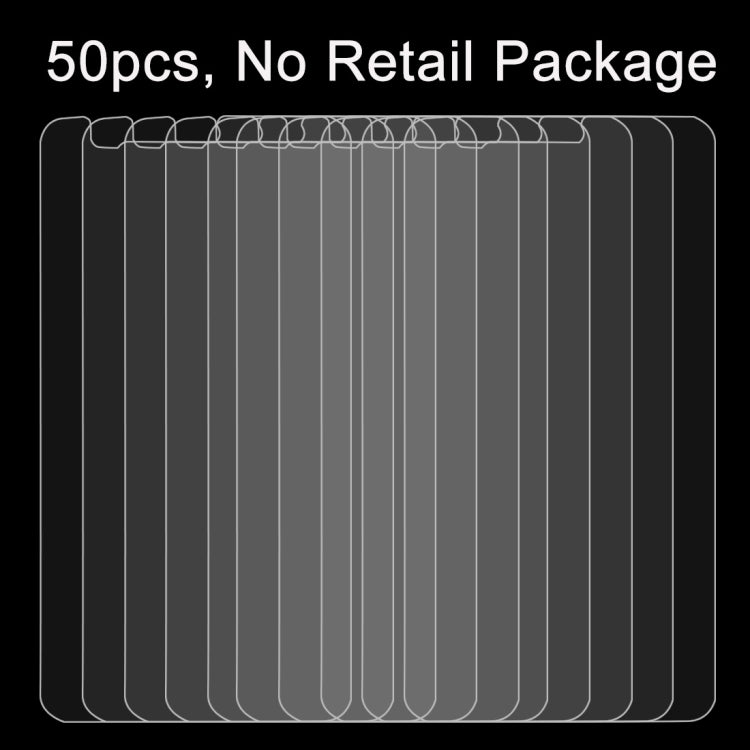 50 PCS for  Huawei G510 / T8951 0.26mm 9H Surface Hardness 2.5D Explosion-proof Tempered Glass Film, No Retail Package