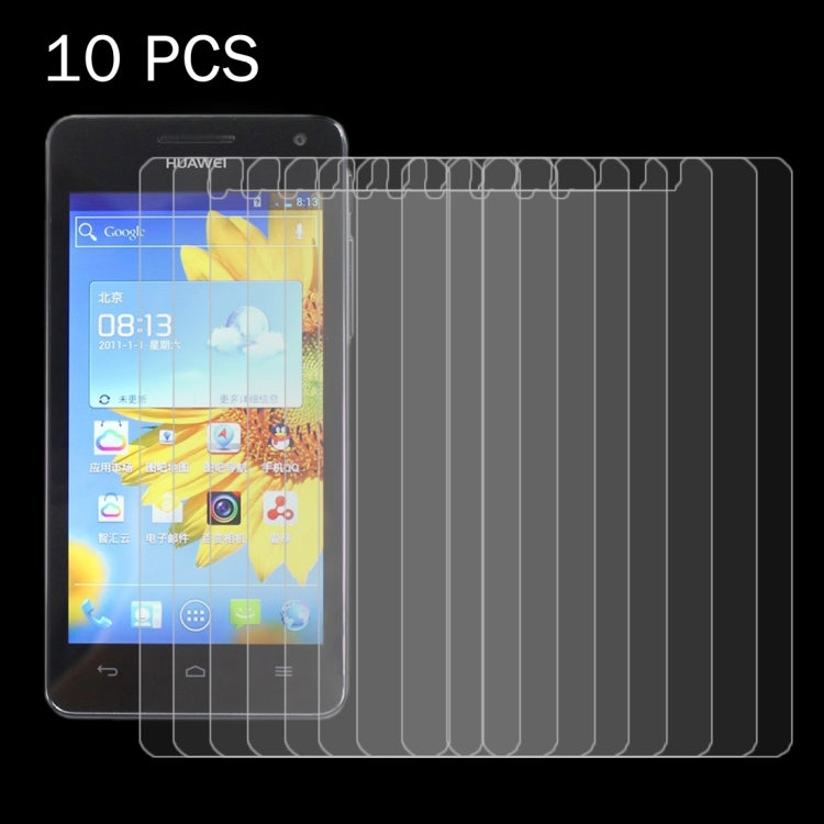 10 PCS for  Huawei U9508 0.26mm 9H Surface Hardness 2.5D Explosion-proof Tempered Glass Screen Film