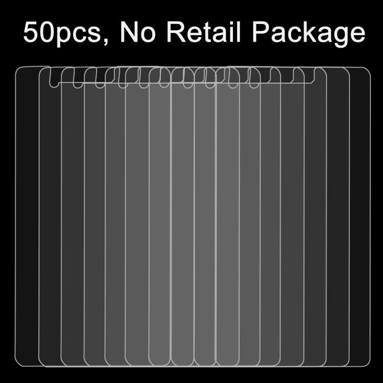 50 PCS for  Huawei U9508 0.26mm 9H Surface Hardness 2.5D Explosion-proof Tempered Glass Film, No Retail Package