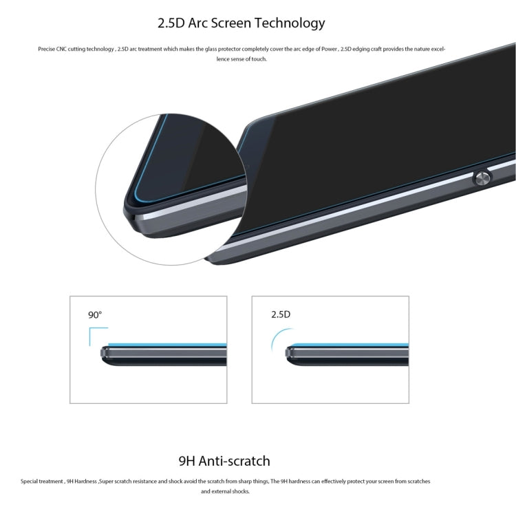 9H Surface Hardness 2.5D Anti Blue-ray Tempered Glass Film for Ulefone Power (S-MPH-1850)